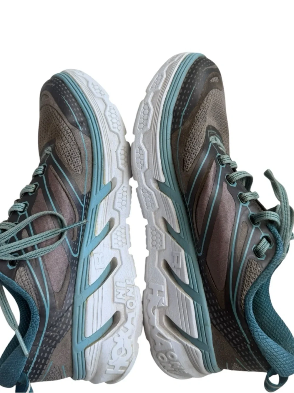 Hoka One One Conquest 3 Womens Running Shoes Gray Athletic Sneakers Size 6.5